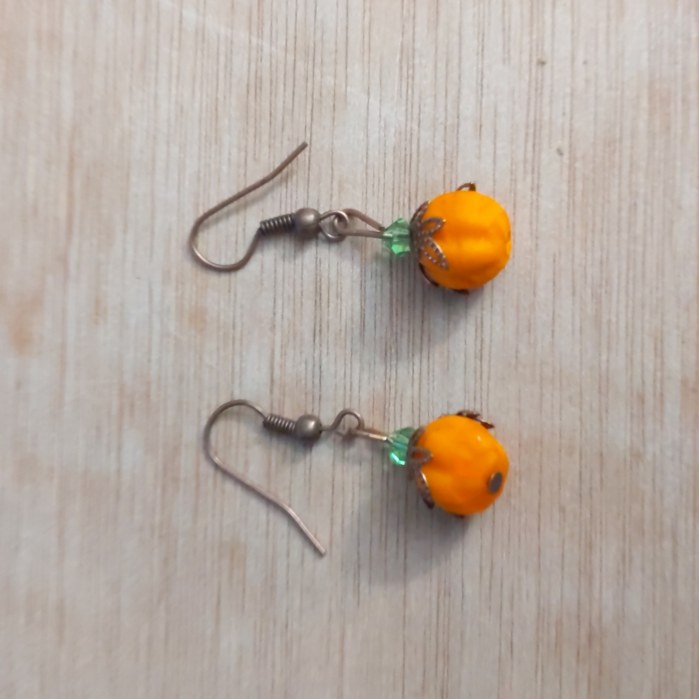 Earring Set Pumpkin Halloween